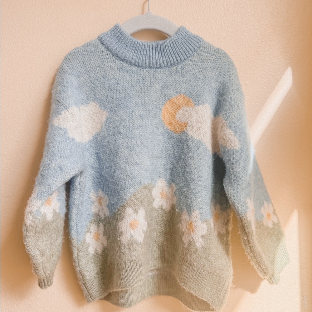 Zara landscape sweater!